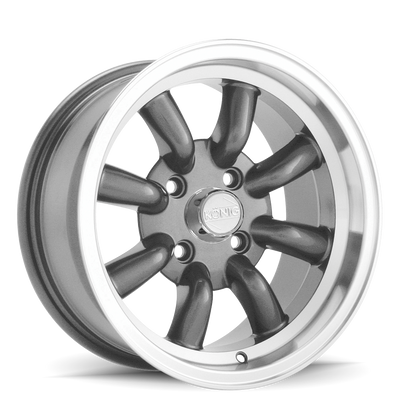 Konig - Rewind - Gunmetal - Graphite - 15" x 7", 0 Offset, 4x114.3 (Bolt Pattern), 73.1mm HUB
