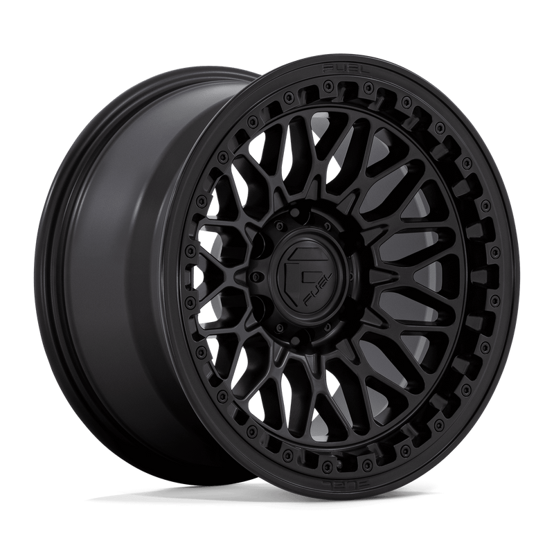 Fuel - D757 TRIGGER - Black - MATTE BLACK - 17" x 9", -12 Offset, 6x139.7 (Bolt Pattern), 106.1mm HUB