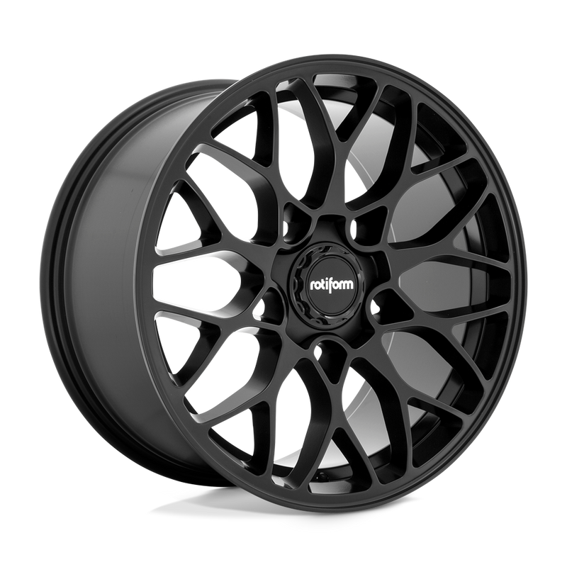 Rotiform - R190 - Black - MATTE BLACK - 19" x 10", 40 Offset, 5x114.3 (Bolt Pattern), 72.6mm HUB