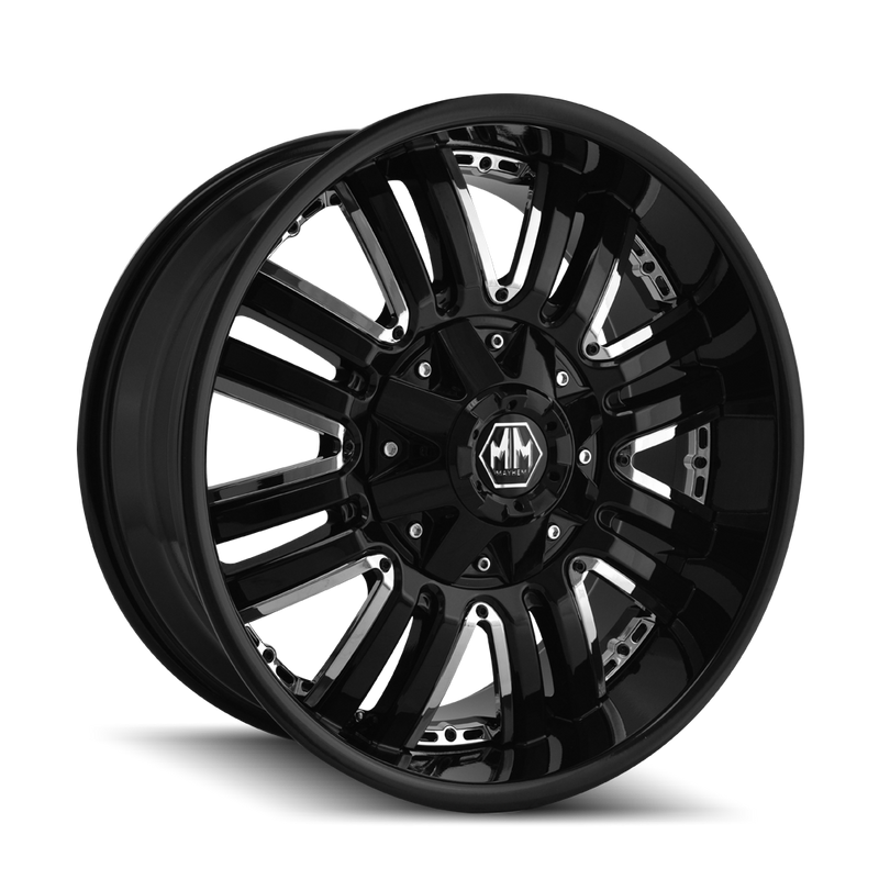 Mayhem - ASSAULT - Black - BLACK - 18" x 9", 18 Offset, 5x114.3/127 (Bolt Pattern), 87mm HUB