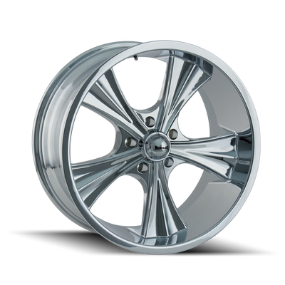 Ridler - 651 - Chrome - CHROME - 18" x 8", 0 Offset, 5x114.3 (Bolt Pattern), 83.82mm HUB