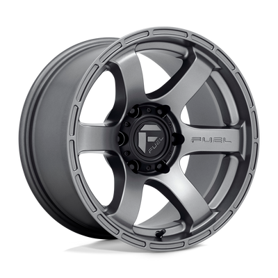 Fuel - D767 RUSH - Gunmetal - MATTE GUN METAL - 17" x 9", 1 Offset, 6x139.7 (Bolt Pattern), 106.1mm HUB