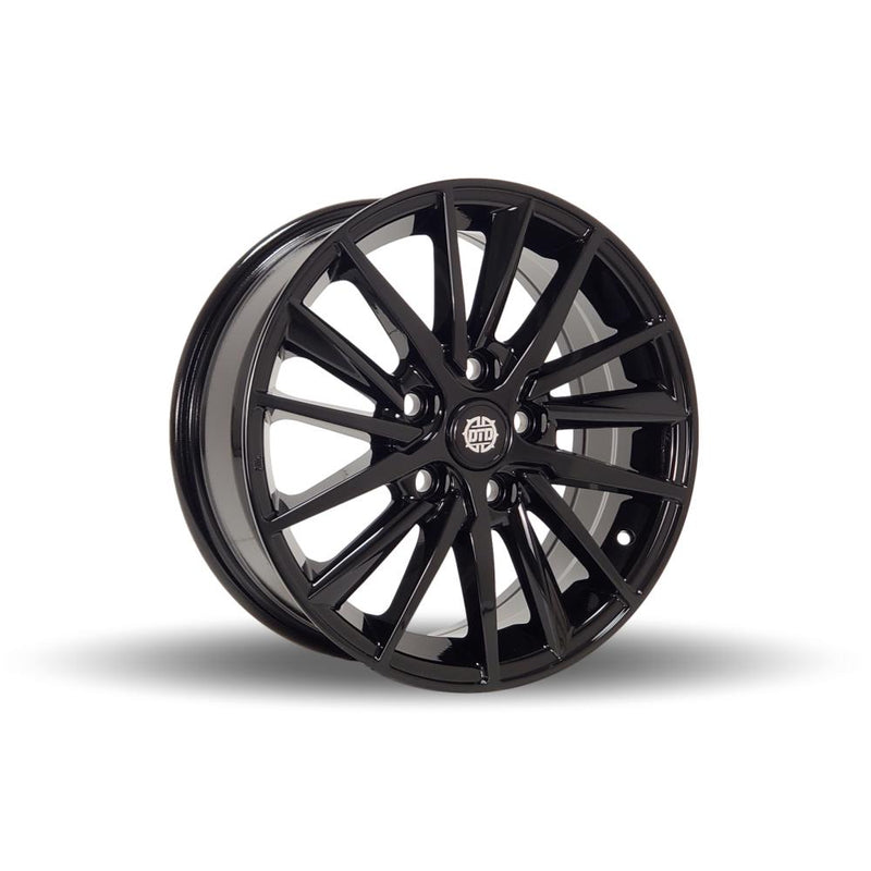 DTD - OEM+ - Black - Gloss Black - 16" x 6.5", 42 Offset, 5x114.3 (Bolt Pattern), 60.1mm HUB