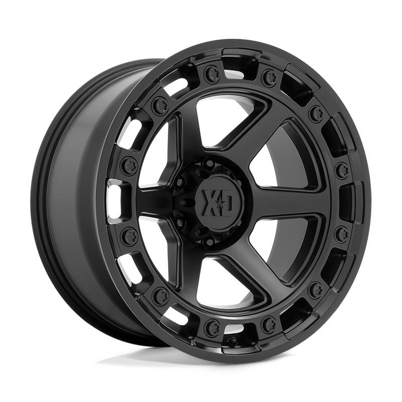 XD Series - XD862 RAID - Black - SATIN BLACK - 20" x 10", -18 Offset, 5x127 (Bolt Pattern), 71.5mm HUB