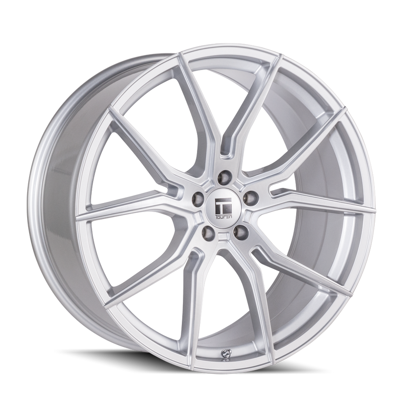 Touren - TF01 - Silver - BRUSHED SILVER - 20" x 9", 35 Offset, 5x114.3 (Bolt Pattern), 72.6mm HUB