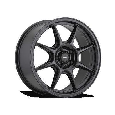 Konig - Lockout - Black - Gloss Black - 18" x 8.5", 35 Offset, 5x120 (Bolt Pattern), 72.6mm HUB