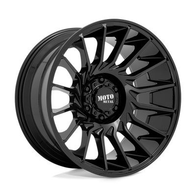 Moto Metal - MO807 - Black - GLOSS BLACK - 20" x 10", -18 Offset, 8x170 (Bolt Pattern), 125.1mm HUB