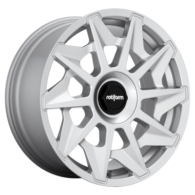 Rotiform - R124 CVT - Silver - GLOSS SILVER - 19" x 8.5", 35 Offset, 5x100/112 (Bolt Pattern), 66.56mm HUB