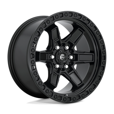 Fuel - D697 KICKER - Black - MATTE BLACK - 17" x 9", 12 Offset, 6x114.3 (Bolt Pattern), 66.1mm HUB
