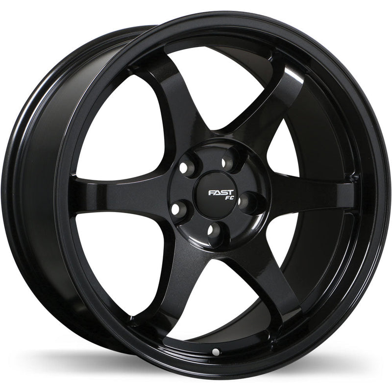 Fast Wheels - FC09 - Gunmetal - Metallic Gunmetal - 18" x 9", 30 Offset, 5x105 (Bolt Pattern), 72.6mm HUB