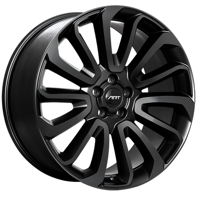 ART - Replica 65 - Black - Gloss Black - 22" x 9.5", 49 Offset, 5x120 (Bolt Pattern), 72.6mm HUB