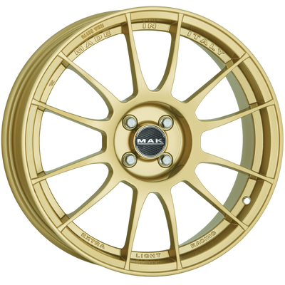 Mak Wheels - XLR - Gold - GOLD - 18" x 7.5", 46 Offset, 5x100 (Bolt Pattern), 72mm HUB