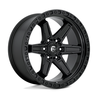 Fuel - D697 KICKER - Black - MATTE BLACK - 20" x 9", 1 Offset, 6x139.7 (Bolt Pattern), 106.1mm HUB