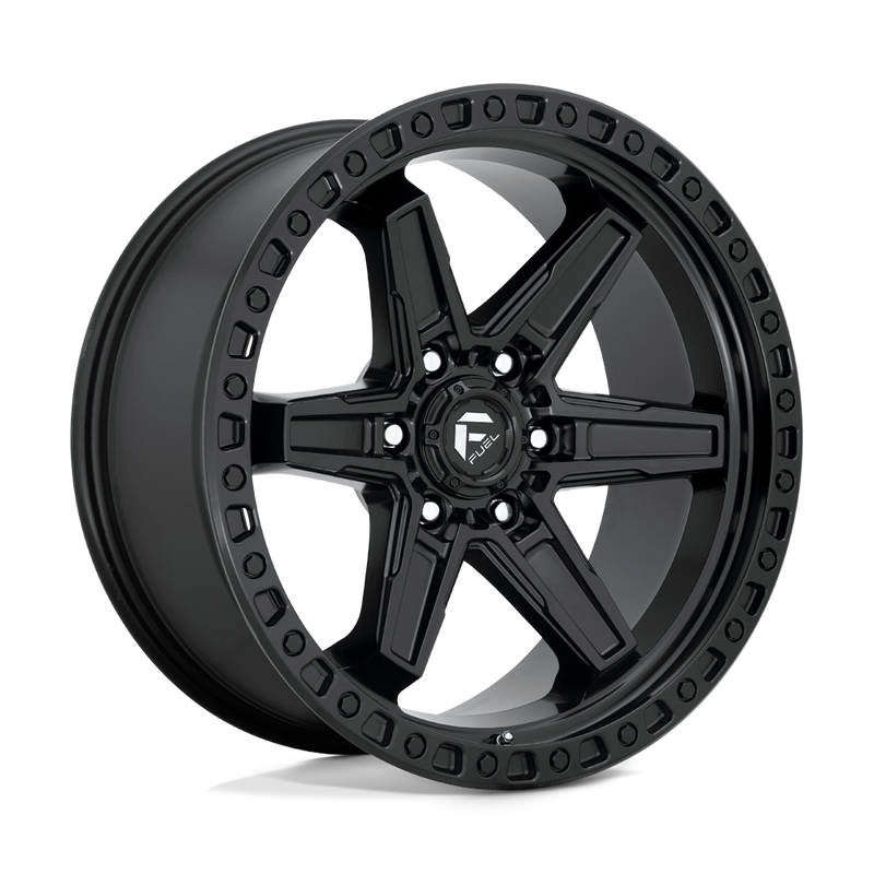 Fuel - D697 KICKER - Black - MATTE BLACK - 20" x 9", 1 Offset, 6x139.7 (Bolt Pattern), 106.1mm HUB