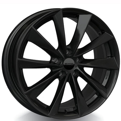 RWC - TS333 - Black - Satin Black  - 18" x 8.5", 37 Offset, 5x114.3 (Bolt pattern), 70.0mm HUB