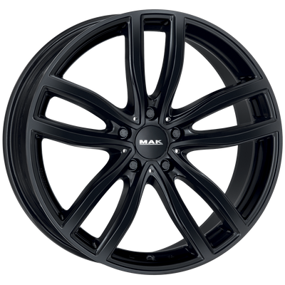 Mak Wheels - FAHR - Black - GLOSS BLACK - 19" x 9.5", 42 Offset, 5x120 (Bolt Pattern), 72.6mm HUB