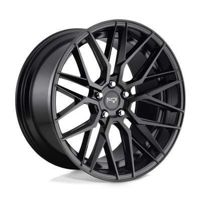 Niche - M190 GAMMA - Black - MATTE BLACK - 19" x 9.5", 35 Offset, 5x114.3 (Bolt Pattern), 72.6mm HUB