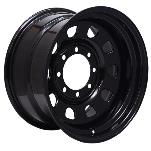 Envy Wheels - 101MB D WINDOW - Black - GLOSS BLACK - 17" x 9", 12 Offset, 8x170 (Bolt Pattern), 125mm HUB