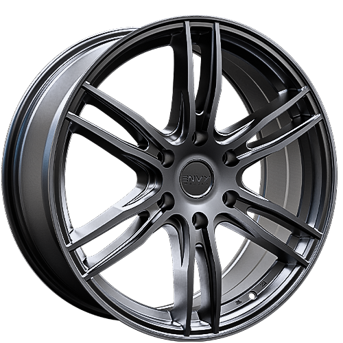 Envy Wheels - 646GM - Gunmetal - TITANIUM - 19" x 8", 38 Offset, 6x132 (Bolt Pattern), 74.5mm HUB