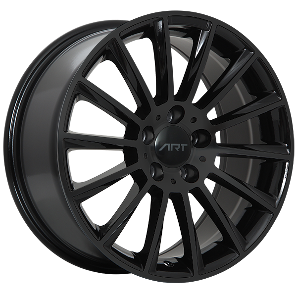 ART - Replica 92 - Black - Gloss Black - 17" x 8", 42 Offset, 5x112 (Bolt Pattern), 66.6mm HUB