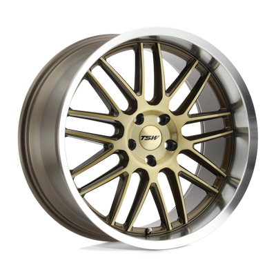 TSW Wheels - AVALON - Bronze - Bronze with  Brushed Bronze Face & Machined Lip - 19" x 9", 20 Offset, 5x114.3 (Bolt Pattern), 76.1mm HUB