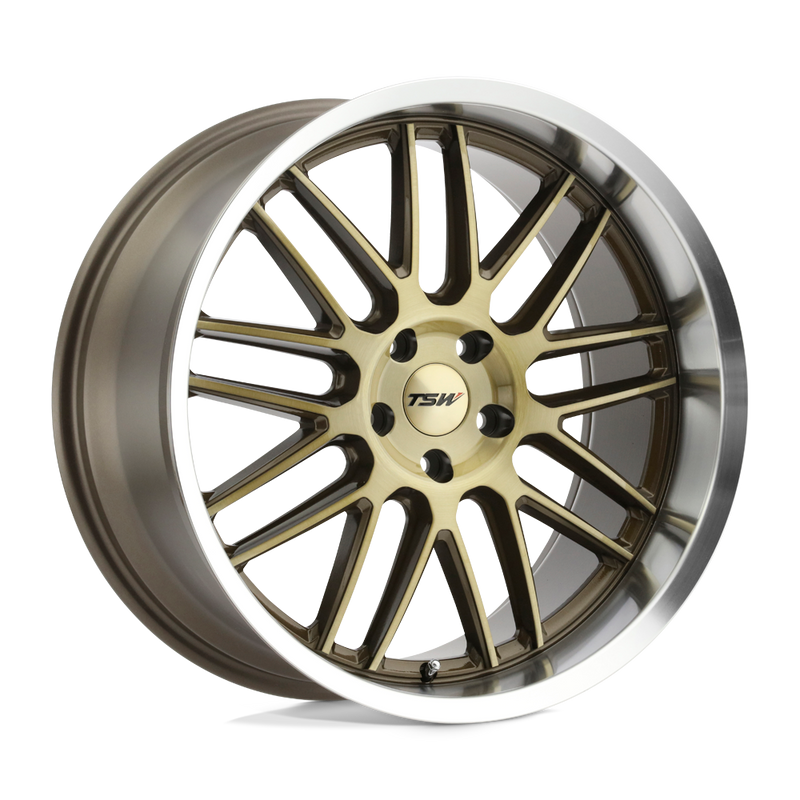 TSW Wheels - AVALON - Bronze - Bronze with  Brushed Bronze Face & Machined Lip - 19" x 9", 20 Offset, 5x114.3 (Bolt Pattern), 76.1mm HUB