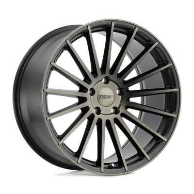 TSW Wheels - LUCO - Black - MATTE BLACK WITH MACHINE FACE & DARK TINT - 20" x 8.5", 35 Offset, 5x120 (Bolt Pattern), 76.1mm HUB