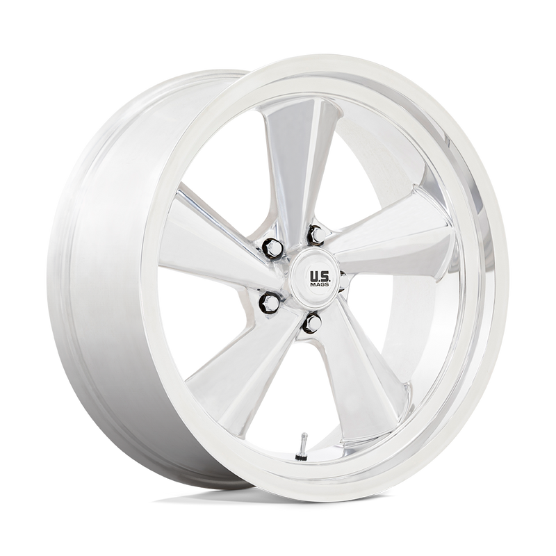 US Mag - U135 TS - Polished - POLISHED - 22" x 9", 15 Offset, 5x127 (Bolt Pattern), 78.1mm HUB