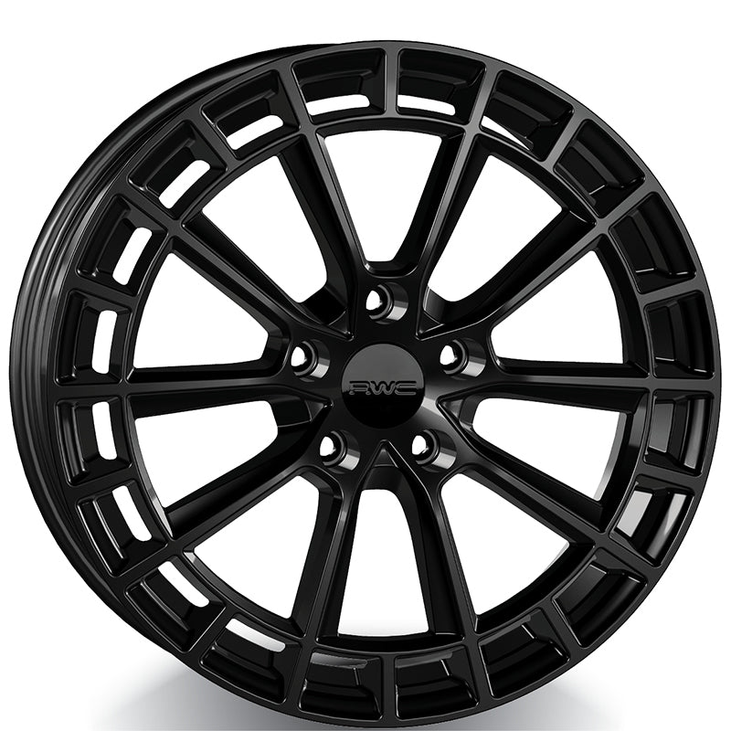 RWC - AC355 / HO355 - Black - Satin Black  - 18" x 8", 45 Offset, 5x114.3 (Bolt pattern), 64.1mm HUB