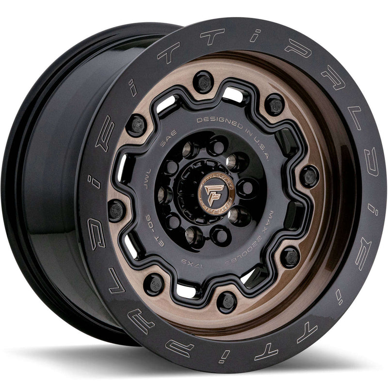 Fittipaldi Offroad - FTF16 - Bronze - Bronze Tint - 17" x 9", -6 Offset, 5x127/130 (Bolt Pattern), 84.1mm HUB