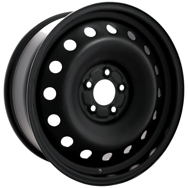 Envy Wheels - NX4 STEEL WHEEL - Black - FLAT BLACK - 18" x 7.5", 39 Offset, 5x105 (Bolt Pattern), 56.5mm HUB