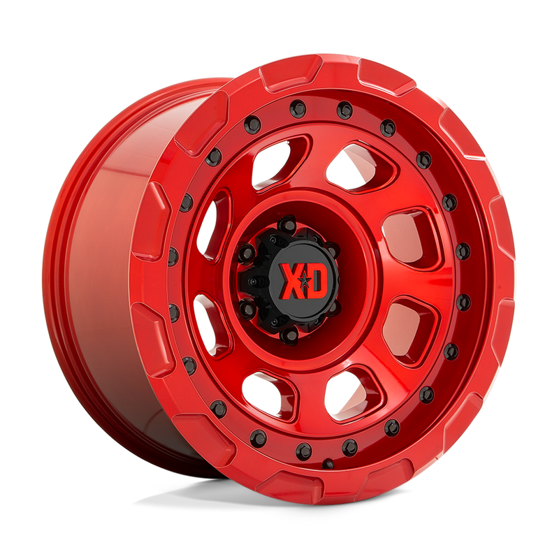 XD Series - XD861 STORM - CANDY RED - 20" x 10", -18 Offset, 6x139.7 (Bolt Pattern), 106.1mm HUB