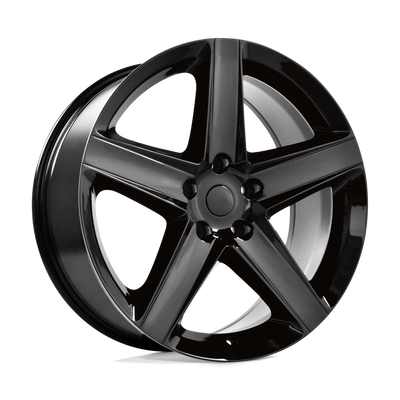 OE Creations - PR129 - Black - GLOSS BLACK - 20" x 10", 50 Offset, 5x127 (Bolt Pattern), 71.5mm HUB