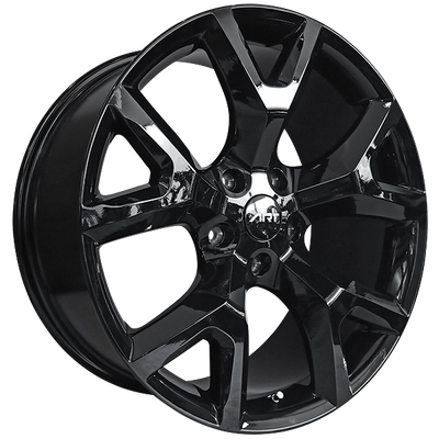 ART - Replica 250 - Black - Gloss Black - 20" x 9", 45 Offset, 5x127 (Bolt Pattern), 71.5mm HUB
