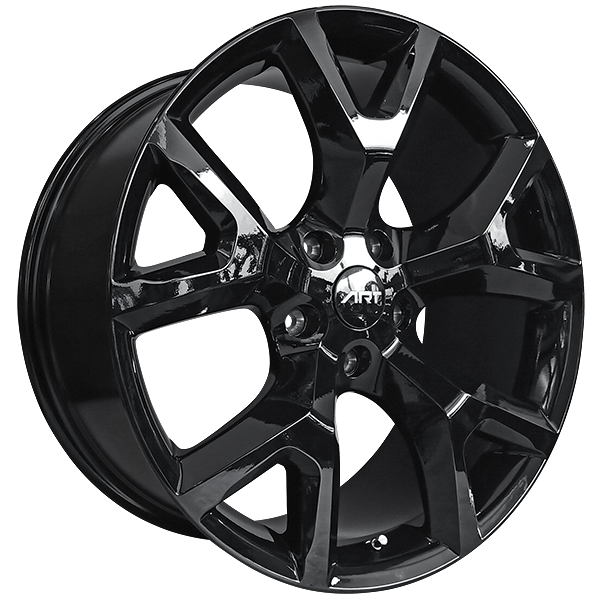ART - Replica 250 - Black - Gloss Black - 20" x 9", 45 Offset, 5x127 (Bolt Pattern), 71.5mm HUB