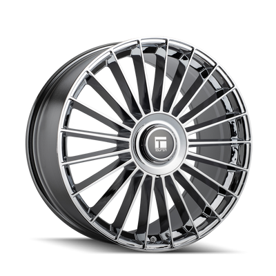 Touren - TR10 - Chrome - 24" x 10", 25 Offset, 6x135/139.7 (Bolt pattern), 106.10mm HUB