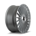 Touren - TR10 - Silver - Satin Silver/Machined - 22" x 9", 35 Offset, 5x112/120 (Bolt pattern), 74.10mm HUB