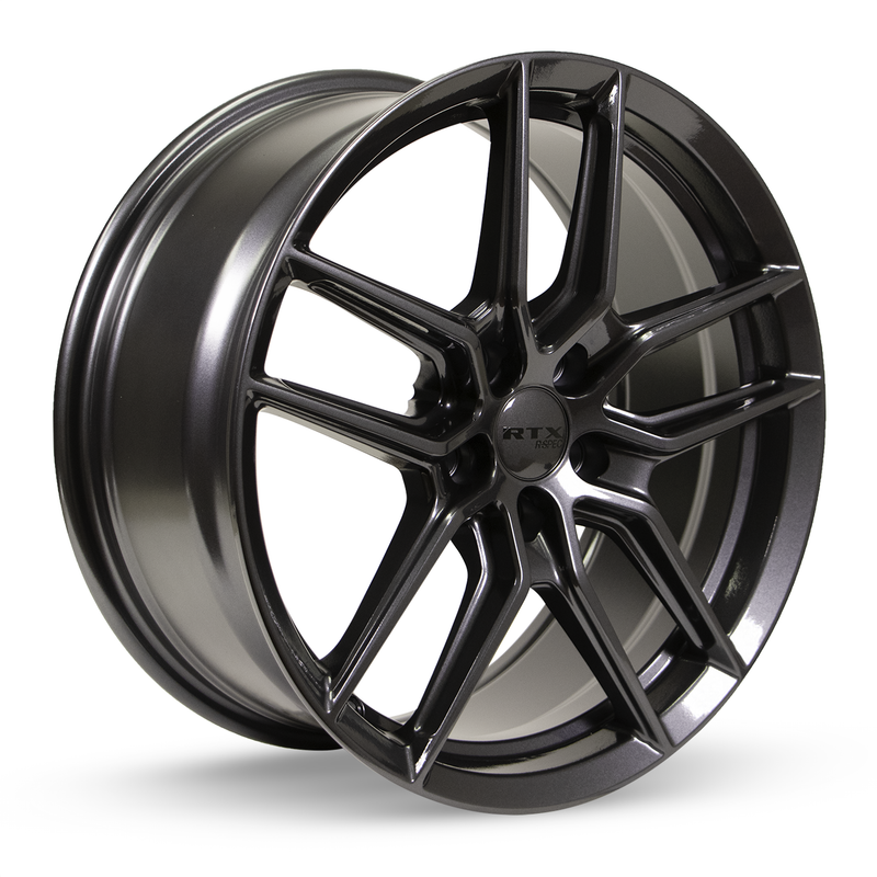 RTX Wheels - FF05 - Gunmetal - Gunmetal - 18" x 8", 42 Offset, 5x114.3 (Bolt Pattern), 73.1mm HUB