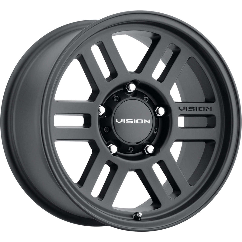 Vision Wheel Off-Road - 355 M2 OVERLAND - Black - SATIN BLACK - 16" x 6.5", 38 Offset, 6x130 (Bolt Pattern), 84mm HUB