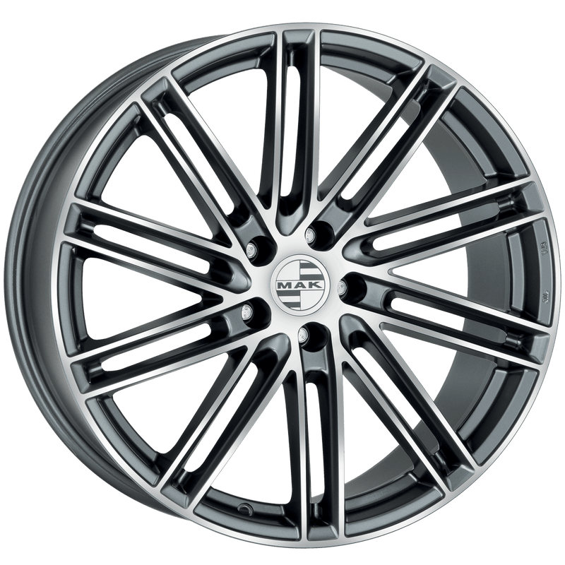Mak Wheels - LEIPZIG-D - Gunmetal - GUN MET-MIRROR FACE - 20" x 10.5", 64 Offset, 5x130 (Bolt Pattern), 71.6mm HUB