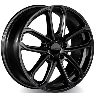 RWC - TO370 / LX370 - Black - Satin Black - 18" x 8", 35 Offset, 5x114.3 (Bolt pattern), 60.10mm HUB