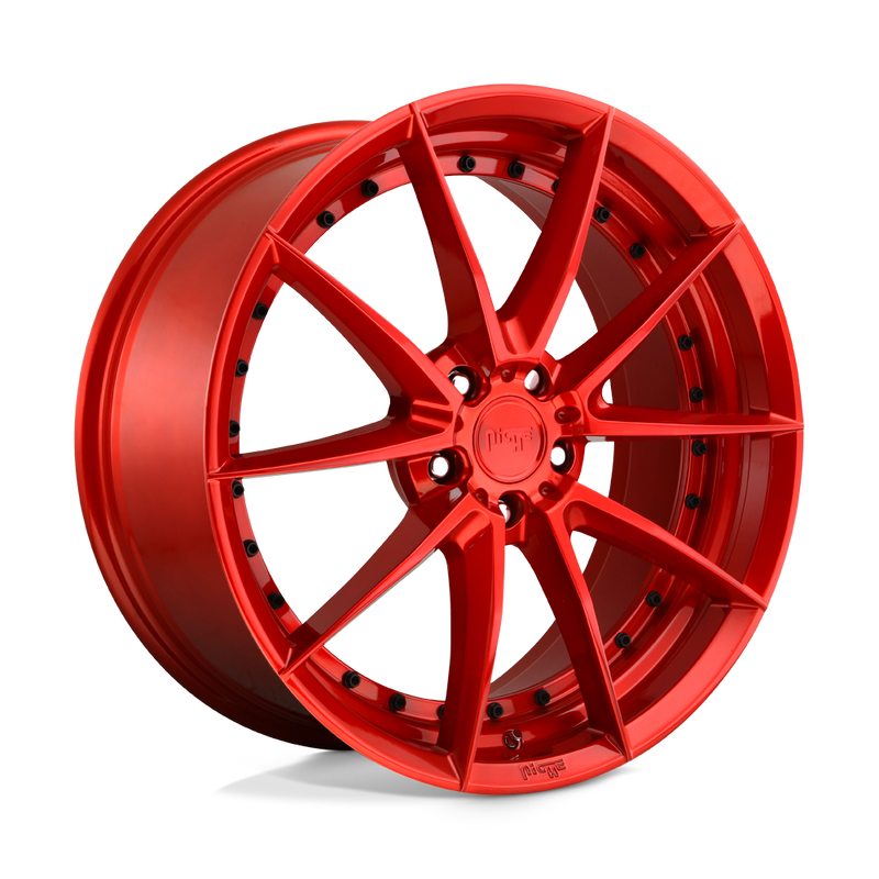 Niche - M213 SECTOR - CANDY RED - 20" x 10.5", 35 Offset, 5x120 (Bolt Pattern), 72.6mm HUB