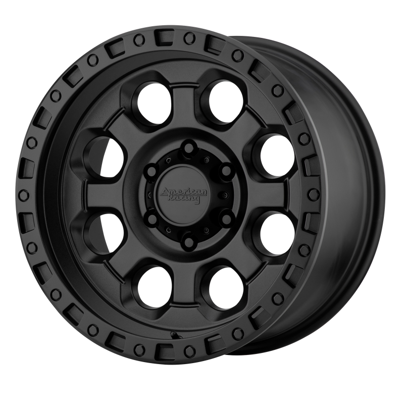 American Racing - AR201 - Black - CAST IRON BLACK - 18" x 9", 0 Offset, 6x139.7 (Bolt Pattern), 106.1mm HUB
