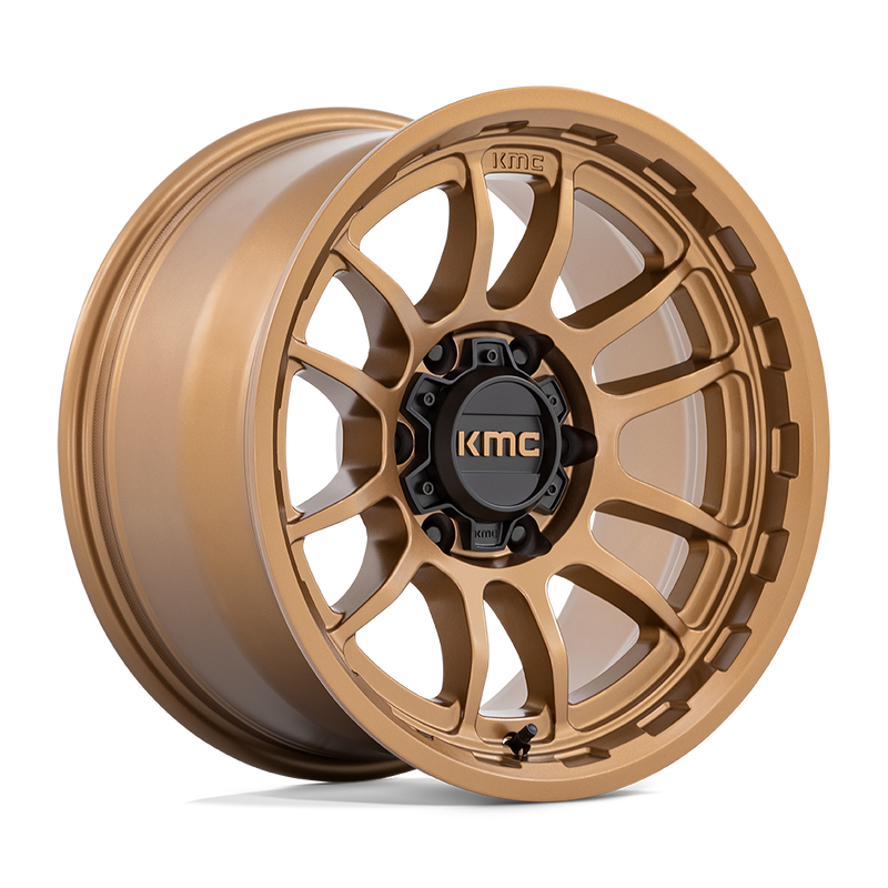 KMC Wheels - KM727 WRATH - Bronze - MATTE BRONZE - 20" x 9", 0 Offset, 6x139.7 (Bolt Pattern), 106.1mm HUB