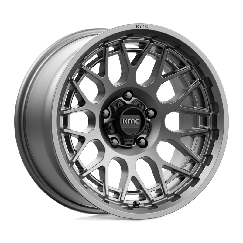 KMC Wheels - KM722 TECHNIC - Gunmetal - ANTHRACITE - 18" x 9", 0 Offset, 6x139.7 (Bolt Pattern), 106.1mm HUB