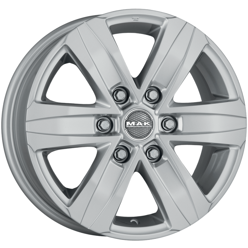 Mak Wheels - STONE6 W - Silver - SILVER - 17" x 7.5", 60 Offset, 6x130 (Bolt Pattern), 84.1mm HUB
