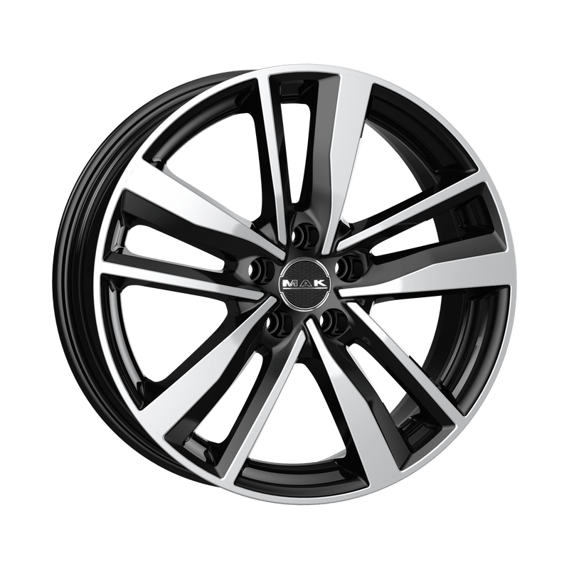 Mak Wheels - GLOBO - Black - BLACK MIRROR - 16" x 6.5", 35 Offset, 5x100 (Bolt Pattern), 72mm HUB