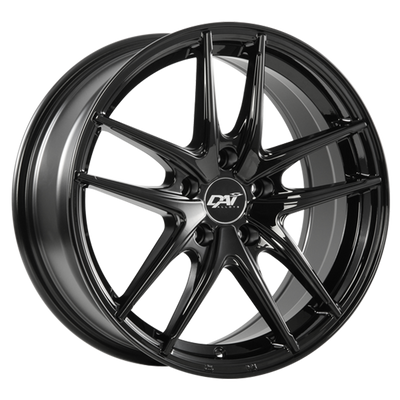 Dai Alloys - Apex - Black - Gloss Black - 15" x 6.5", 42 Offset, 5x112 (Bolt Pattern), 57.1mm HUB