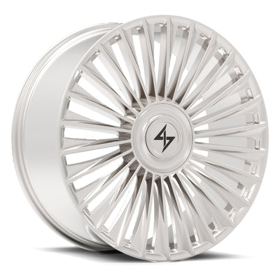 Sentali - Turbine - Chrome - 20" x 9", 15 Offset, 5x114.3/115 (Bolt pattern), 73.1mm HUB