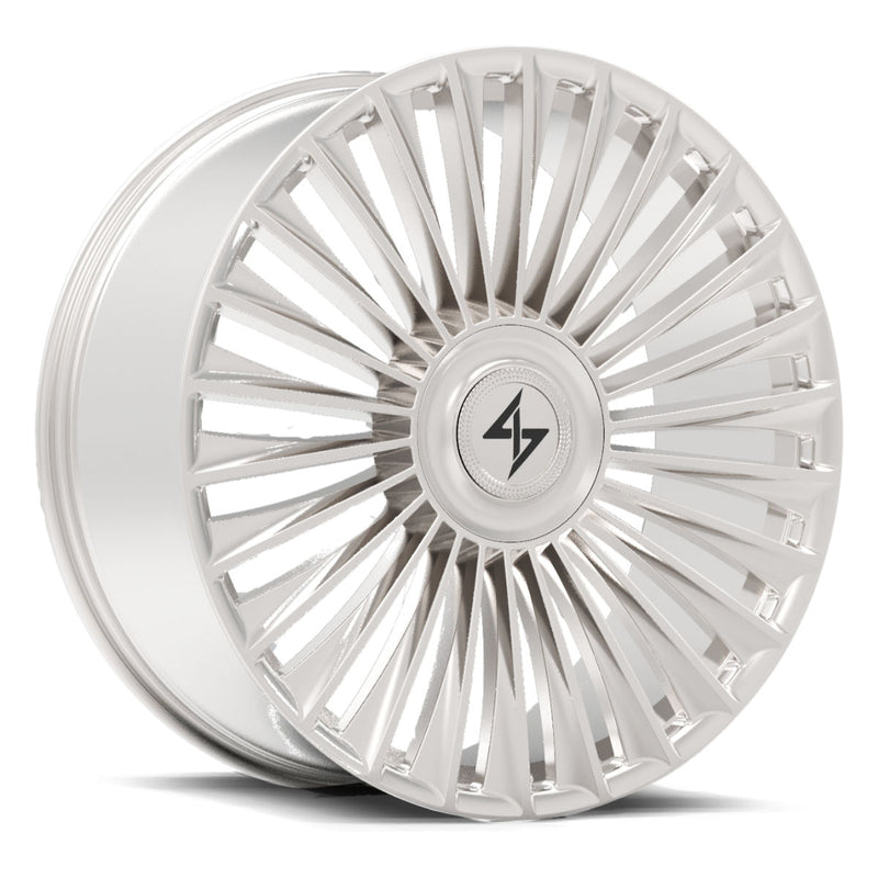 Sentali - Turbine - Chrome - 20" x 9", 34 Offset, 5x112/114.3 (Bolt pattern), 73.1mm HUB
